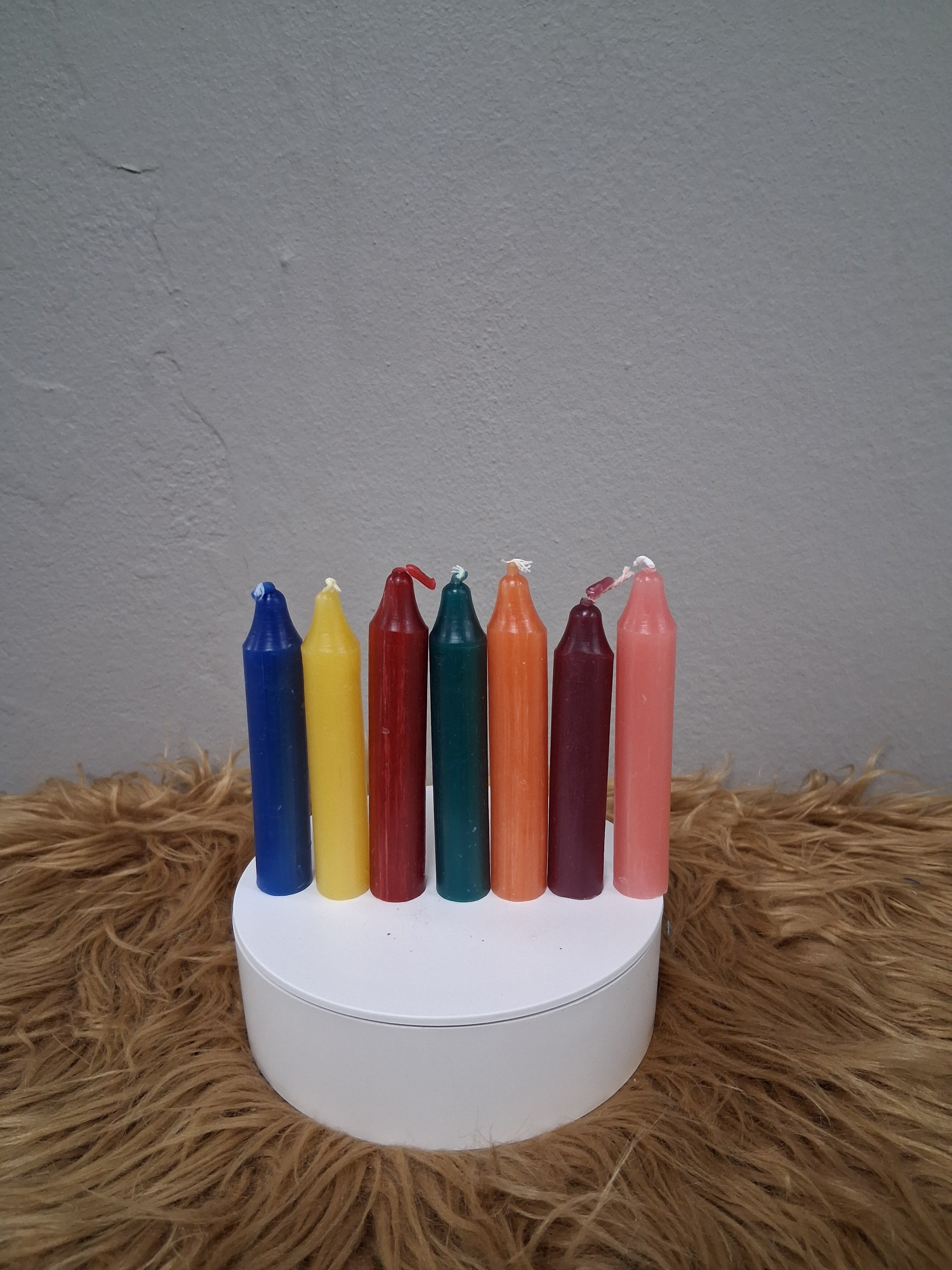 Set Velas de 7 Colores