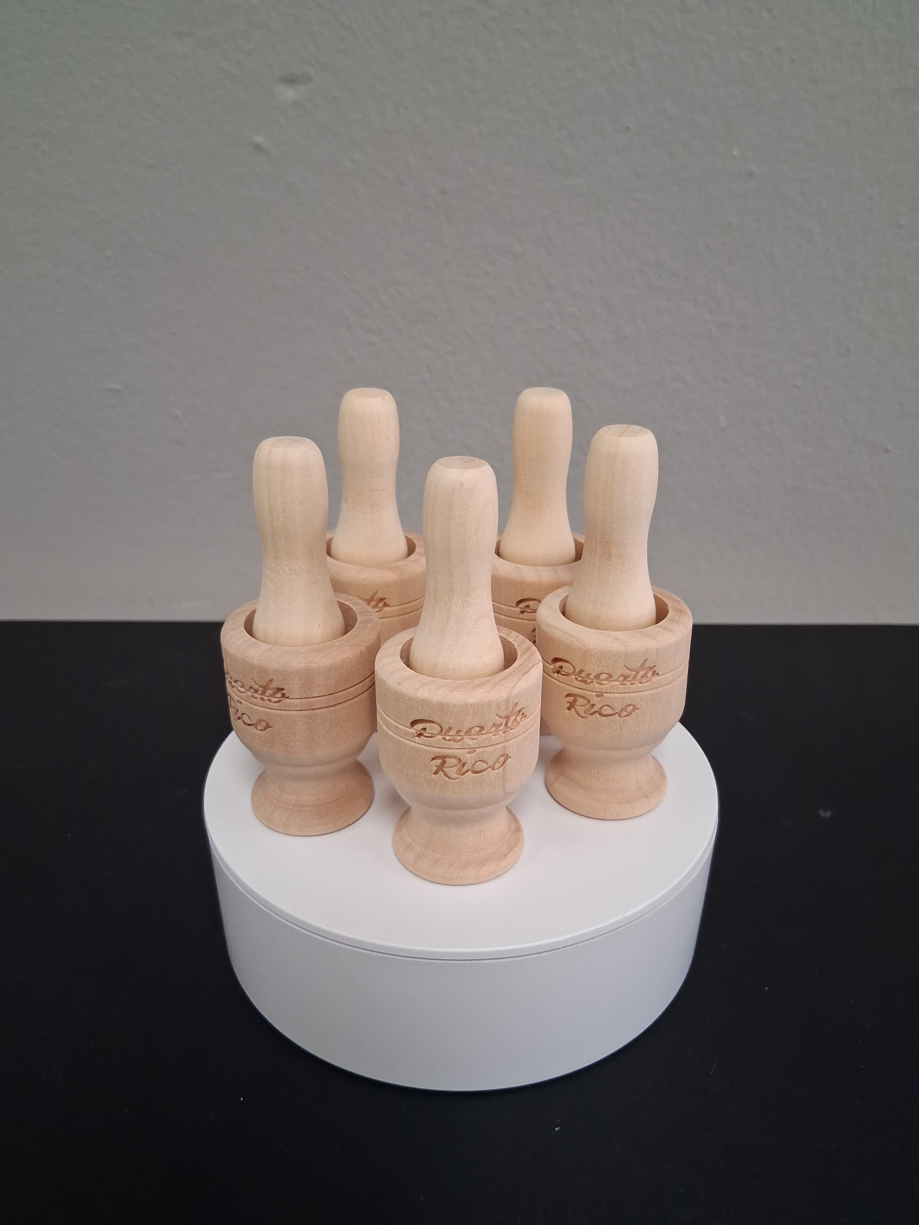 Set 5 Pilónes Madera Peq