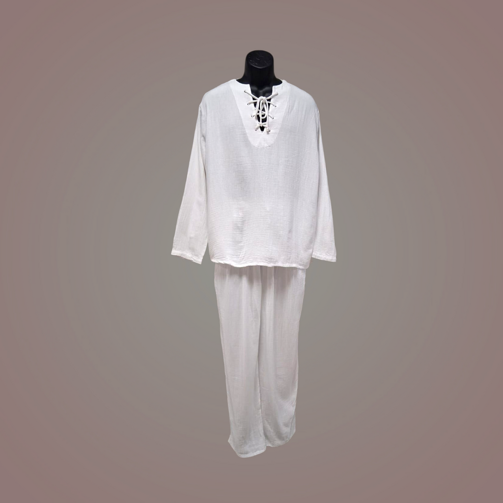 Set Hombre manga larga y cordón.