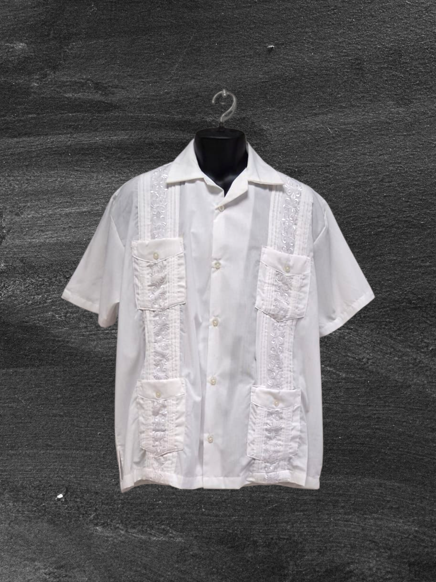 Guayabera manga corta