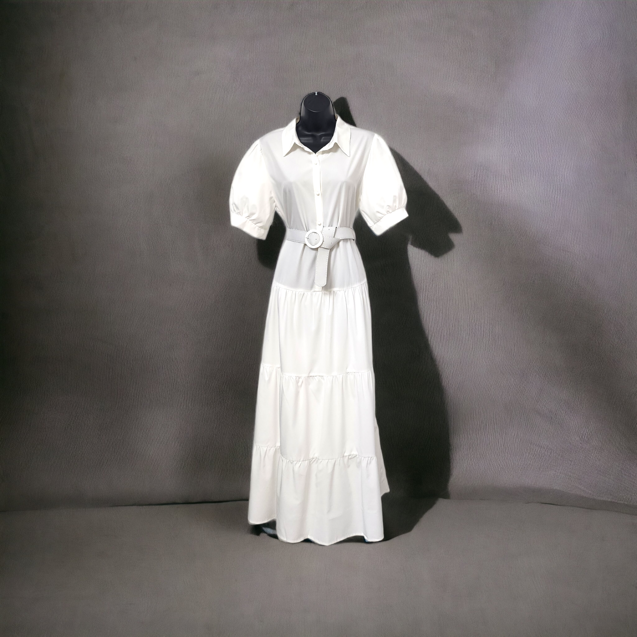 Traje largo Botones y Correa