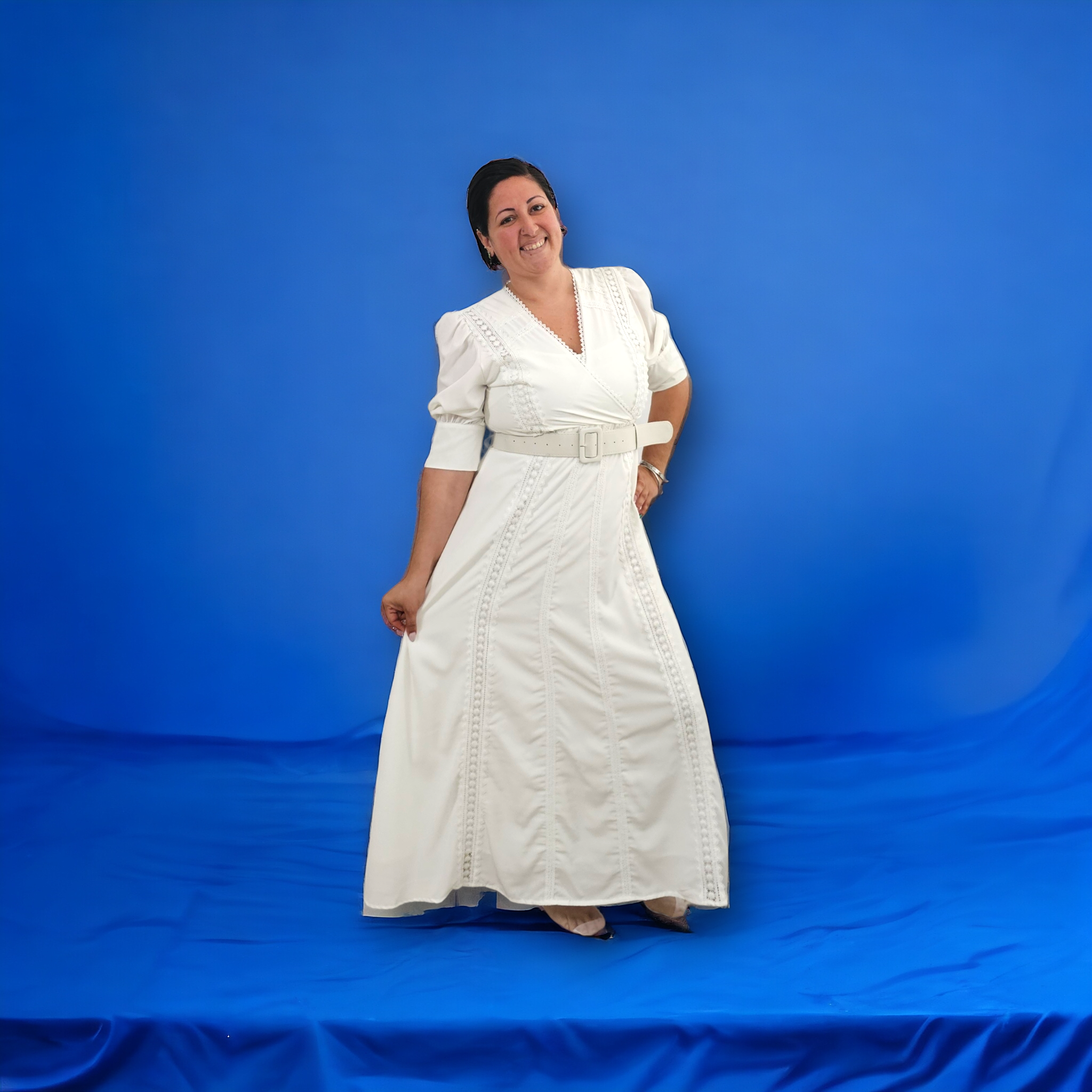 Traje largo con Correa