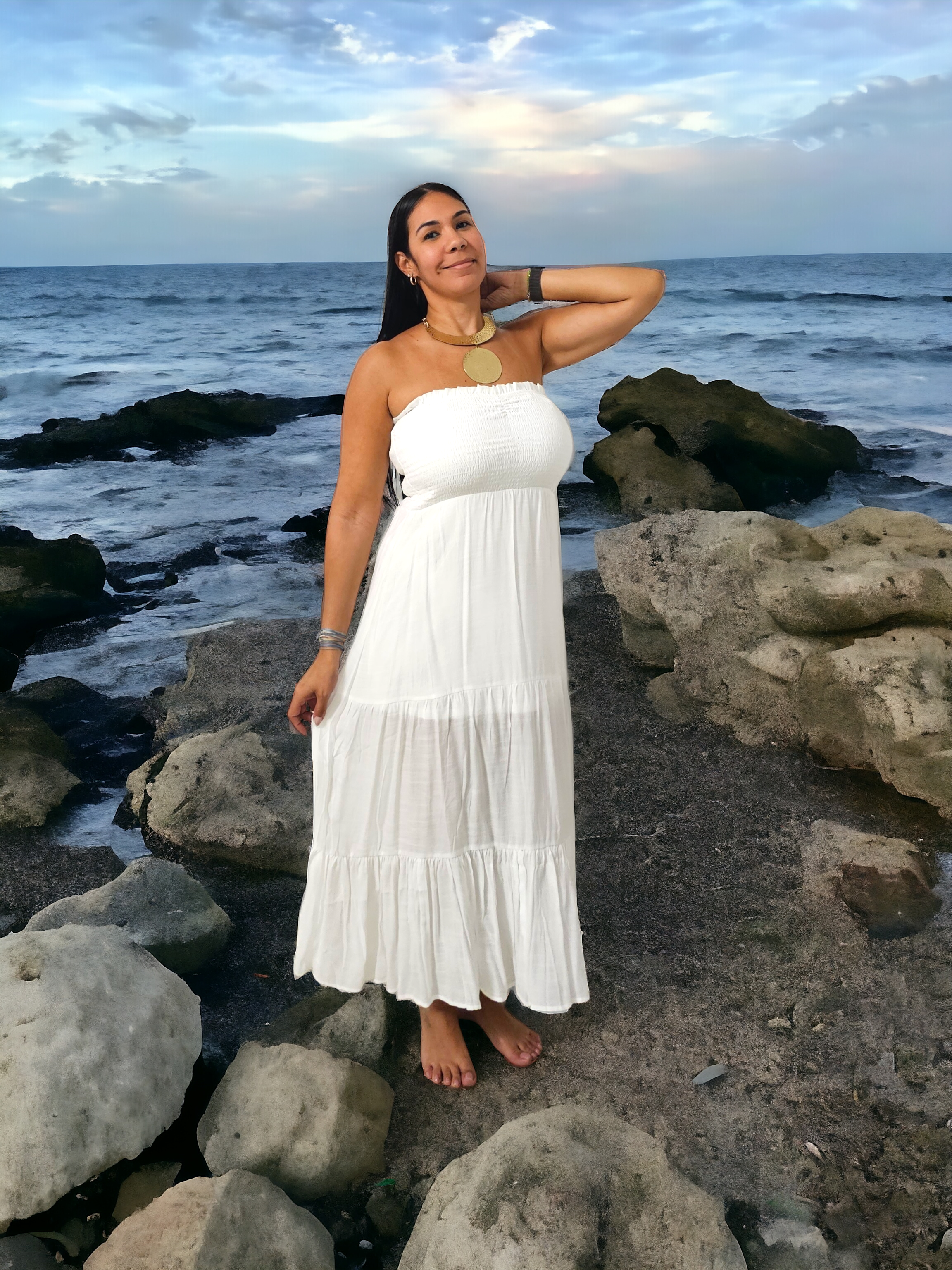 Traje largo Top Tubo