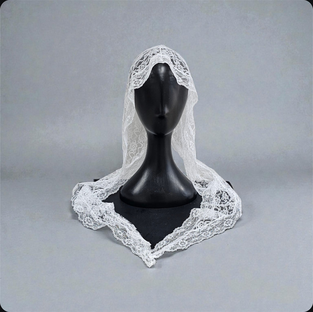 Shawl y Turbante en puntilla