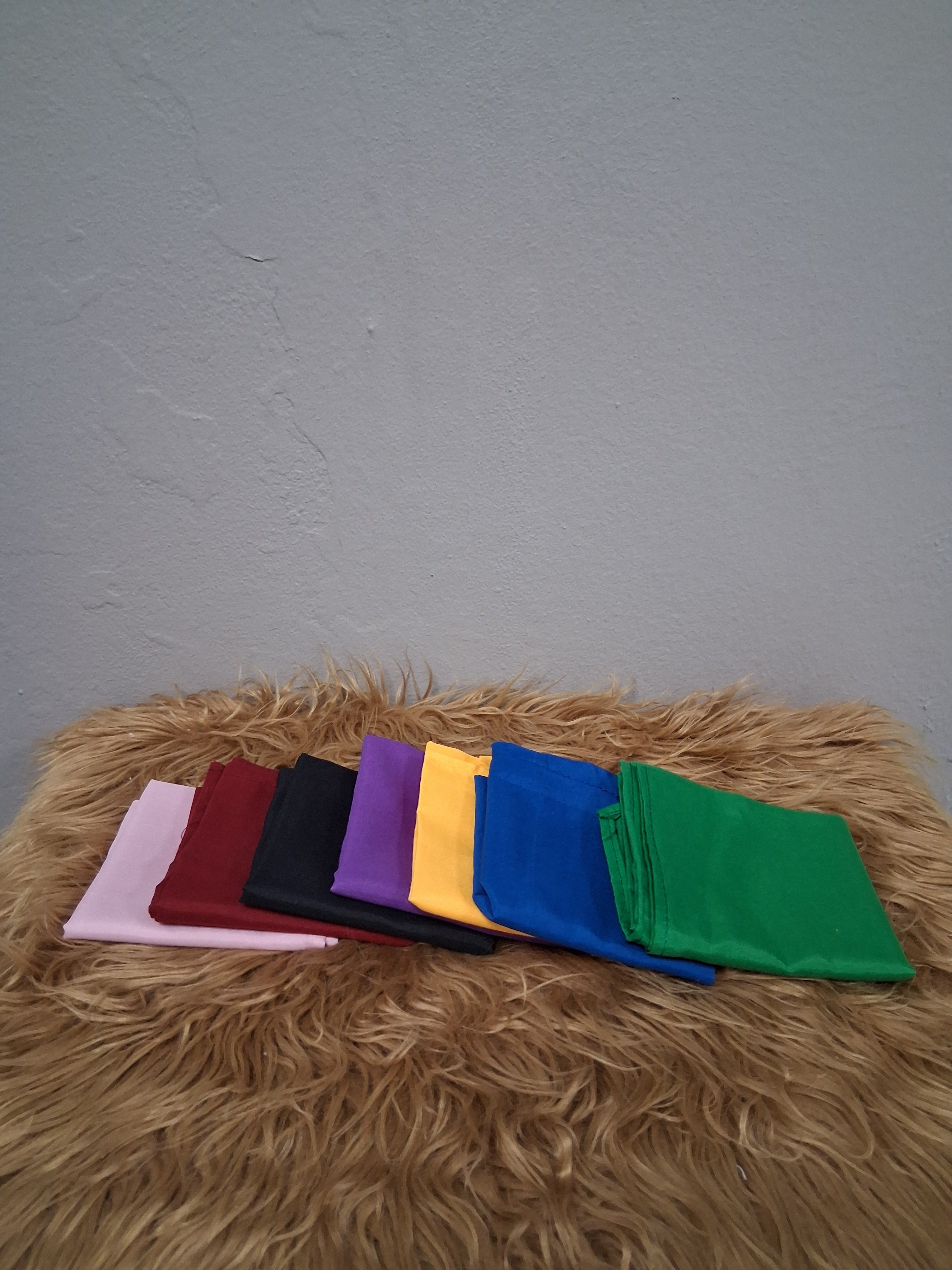 Set 7 Pañuelos de colores